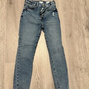Good American Blue Skinny Jeans size 4/27